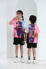 Kids’ Lionel Messi Football Jersey & Shorts Set – Multi-Team Edition