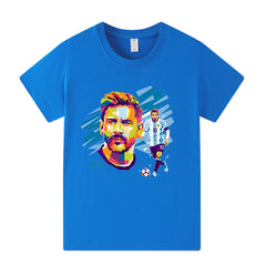 Kids’ Lionel Messi Football Design T-Shirt – Multiple Variants