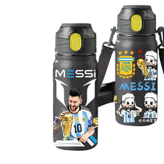 Messi Insulated Sports Water Bottle with Straw Lid