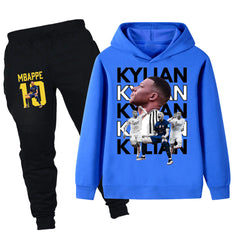 Kylian Mbappe Design Kids’ Tracksuit Set – Multiple Colors
