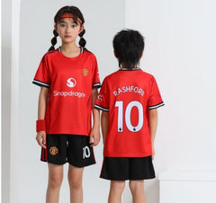 Kids’ Football Jersey & Shorts Set – Rashford