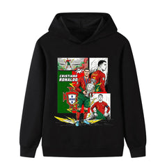 Cristiano Ronaldo Portugal Style Kids’ Football Hoodie - Multiple Variants