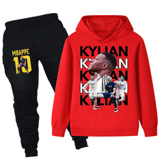 Kylian Mbappe Design Kids’ Tracksuit Set – Multiple Colors