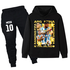 Lionel Messi Argentina Kids’ Tracksuit Set – Multiple Colors
