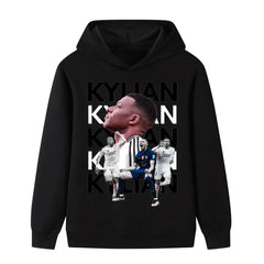 Kids’ Kylian Mbappe Football Design Hoodie – Multiple Variants