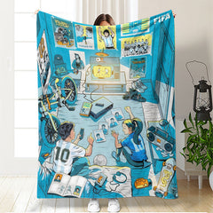 Argentina Football Blanket