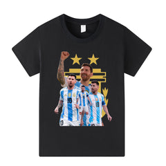 Messi Argetina Kids’ Football Design T-Shirt - Multiple Variants