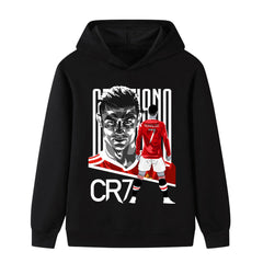 Cristiano Ronaldo Manchester United Style Kids’ Football Hoodie - Multiple Variants