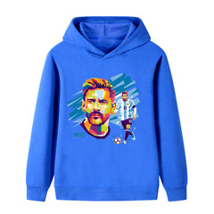 Lionel Messi Argetina Kids’ Football Style Hoodie - Multiple Colors