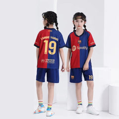 Kids’ Football Jersey & Shorts Set Barcelona – Lamine Yamal
