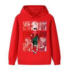 Ronaldo Portugal Style Kids’ Football Hoodie - Multiple Variants
