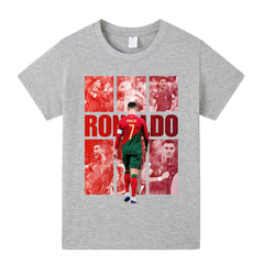 Ronaldo Portugal Style Kids’ Football T-Shirt - Multiple Variants