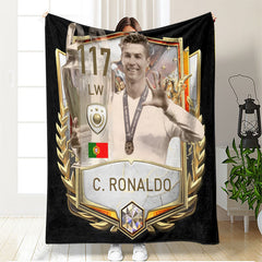 Football Cristiano Ronaldo Blanket - Multiple Options