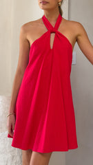 Maja Mini Dress - Red