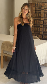 Sandra Maxi Dress - Black