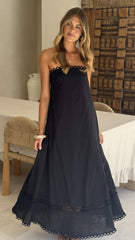 Sandra Maxi Dress - Black