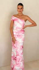 Coda Maxi Dress - Pink Floral