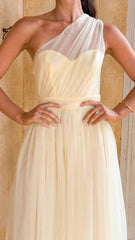 Talissa Tulle Maxi Dress - Yellow