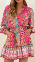 Alevya Mini Dress - Cedella Print