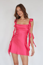 Scheana Ruffle Strap Mini Dress