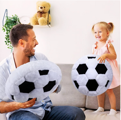 Football Plush Pillow – Soft Decorative Cushion