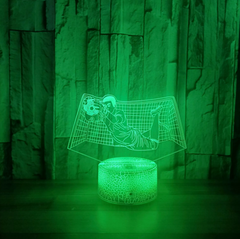 Football Goalkeeper 3D Illusion LED Lamp