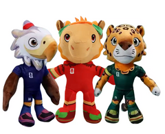 World Football Mascot Plush Doll – Multiple Variants