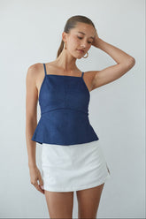 Sharen Open Back Tank Top