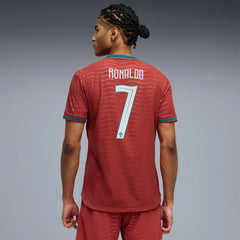 Cristiano Ronaldo Portugal National Team Puma 2026 Home Authentic Jersey - Red