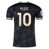 adidas Juventus Kenan Yildiz Third Jersey w/ Serie A Patch 25/26 (Black)