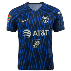 Nike Club America Guillermo Ochoa Away Jersey w/ Liga MX Patch 22/23 (Armory Navy/Lemon Chiffon)