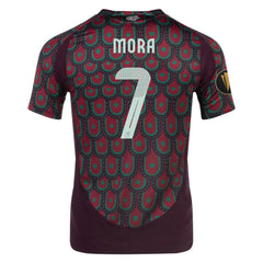 adidas Mexico Gilberto Mora Home Jersey 24/25 w/ Gold Cup 2025 Patches (Multicolor)