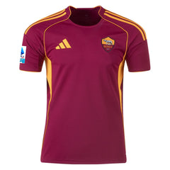 adidas Men's Roma Paulo Dybala Home Jersey w/ Serie A Patch 25/26 (Burgundy)