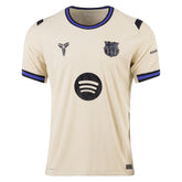 Nike Men's FC Barcelona Authentic Away Jersey (Team Gold/Persian Violet/Black)