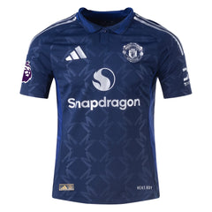 adidas Manchester United Authentic Bruno Fernandes Away w/ EPL Patch 24/25 (Night Indigo)