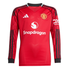adidas Manchester United 25/26 Long Sleeve Home Jersey