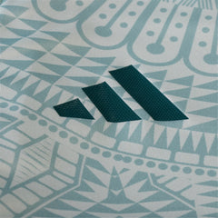 adidas Santi Gimenez Mexico Authentic Away Jersey 24/25 w/ Gold Cup 2025 Patches (Linen Green)