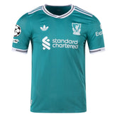 adidas Liverpool FC Authentic Third Jersey w/ Champions League Patches 25/26 (Sea Green)