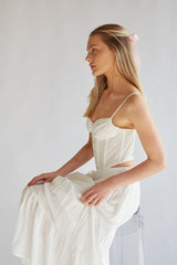 Daphne Rosette Lace Corset Top