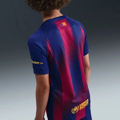 Nike Youth Lamine Yamal FC Barcelona Home Jersey 25/26 (Deep Royal Blue/Midwest Gold)