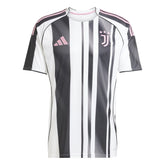 adidas Men's Juventus Home Jersey 25/26 (White/Black/Pink)