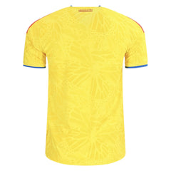 adidas Men's Colombia 2026 Authentic Home Jersey (Impact Yellow)