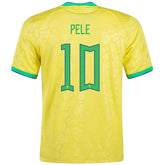 Nike Brazil Authentic Pele Home Jersey 24/25 (Dynamic Yellow/Lemon Chiffon/Green Spark)