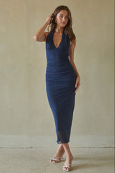 Enya Mesh Midi Dress