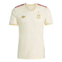 adidas Men's CR Flamengo Authentic Third Jersey 25/26 (Cream White)