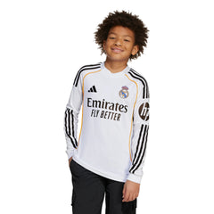 adidas Real Madrid 25/26 Long Sleeve Home Jersey