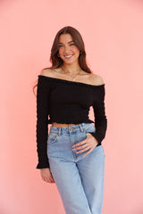 Katrina Smocked Crop Top