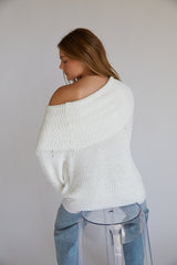 Kayla Plush Off the Shoulder Sweater