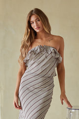 Tanya Ruffle Tube Top