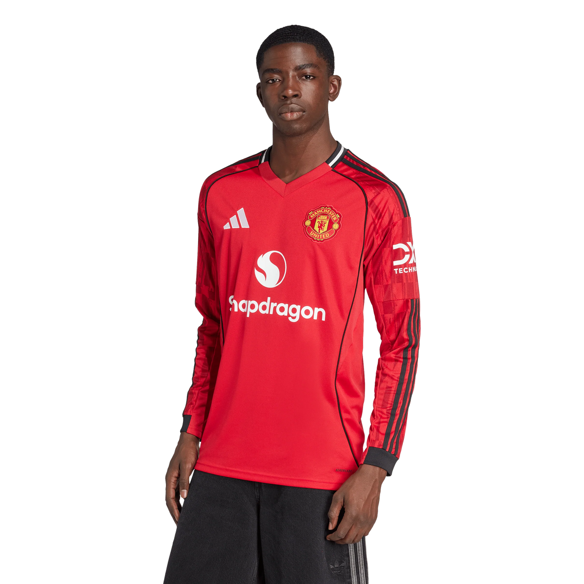 adidas Manchester United 25/26 Long Sleeve Home Jersey